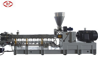 Chine 2500kg/h PE/PP avec la vis de jumeau d'extrudeuse de la machine 800rpm de pelletisation d'anneau de l'eau de Mamchine en lots principal de CaCO3 fournisseur