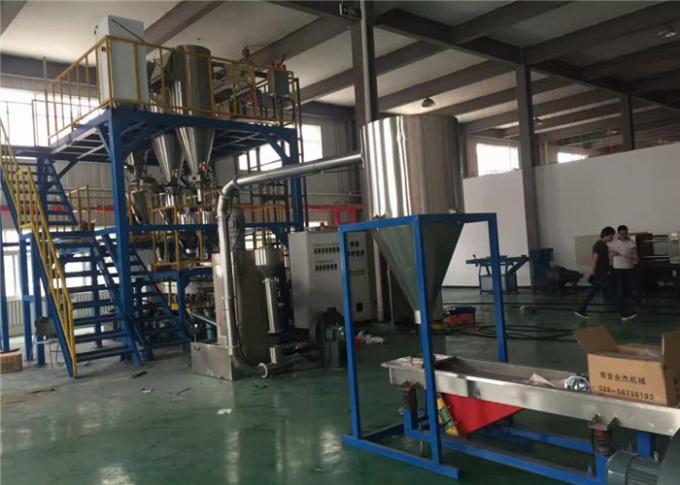 équipement industriel de granule de granulatoire de HDPE du moteur 90kw avec le système de recyclage de l'eau